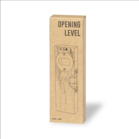 Décapsuleur Multifonctions en Bambou - Level Ouvre Bouteille Nudok Personnalisé