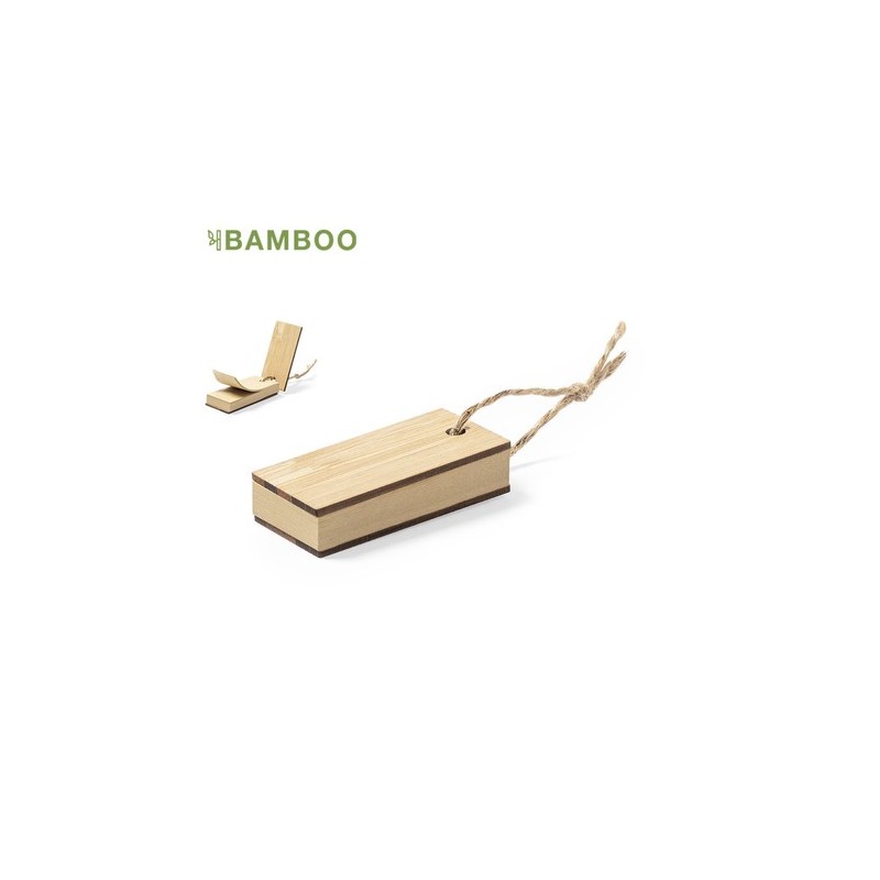 Porte Notes Personnalisé Élégant pas cher Yiuta Matières : bambou personnalisable avec votre logo