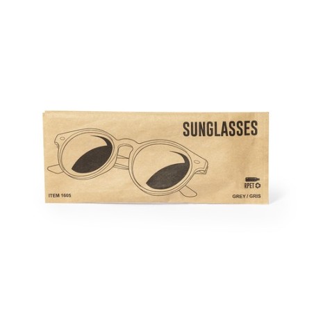 Lunettes de Soleil Personnalisées avec Protection UV400 Pas Cher - Poren Matières : PET recyclé Couleurs : bleu personnalisation
