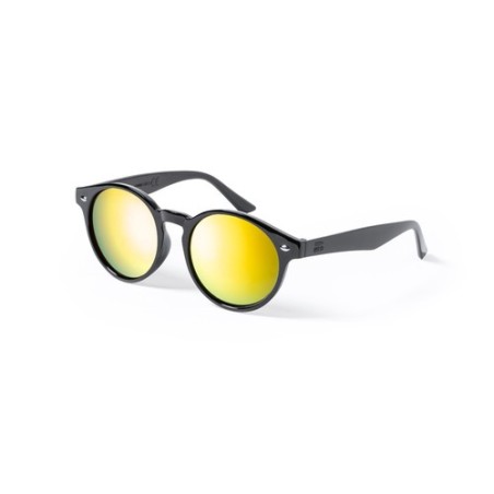 Lunettes de Soleil Personnalisées avec Protection UV400 Pas Cher - Poren Matières : PET recyclé Couleurs : bleu cadeau client or