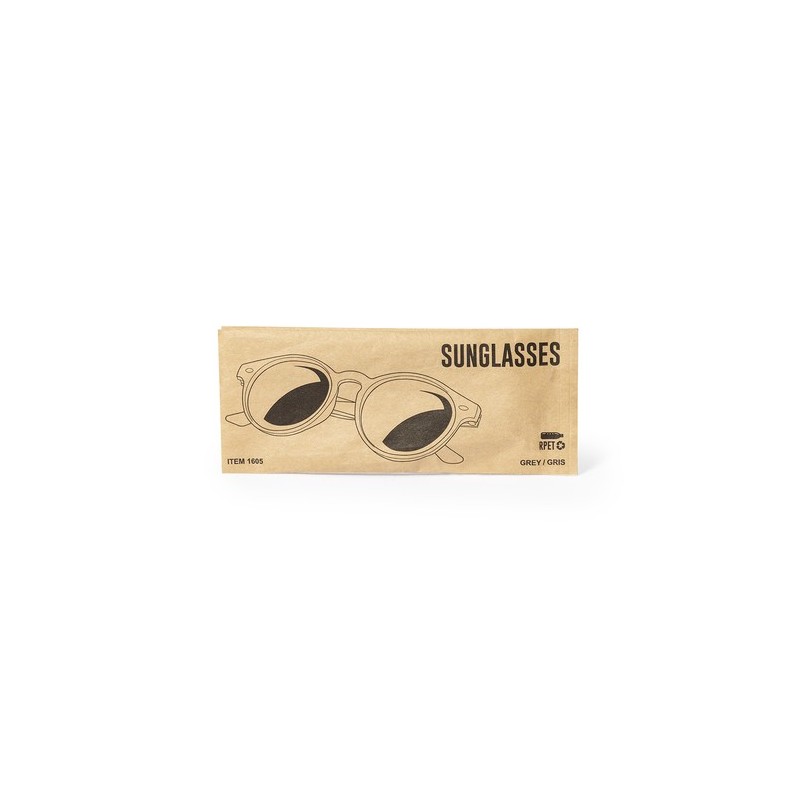 Lunettes de Soleil Personnalisées avec Protection UV400 Pas Cher - Poren Matières : PET recyclé Couleurs : jaune objet promo pet