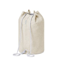 Sac à Linge Éco-responsable en Coton Recyclé Personnalisé Pas Cher - Balluchon Bandam Matières : coton recyclé Couleurs : nature