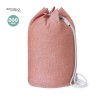 Sac à Linge Éco-responsable en Coton Recyclé Personnalisé Pas Cher - Balluchon Bandam Matières : coton recyclé Couleurs : rouge 