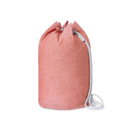 Sac à Linge Éco-responsable en Coton Recyclé Personnalisé Pas Cher - Balluchon Bandam Matières : coton recyclé Couleurs : rouge 