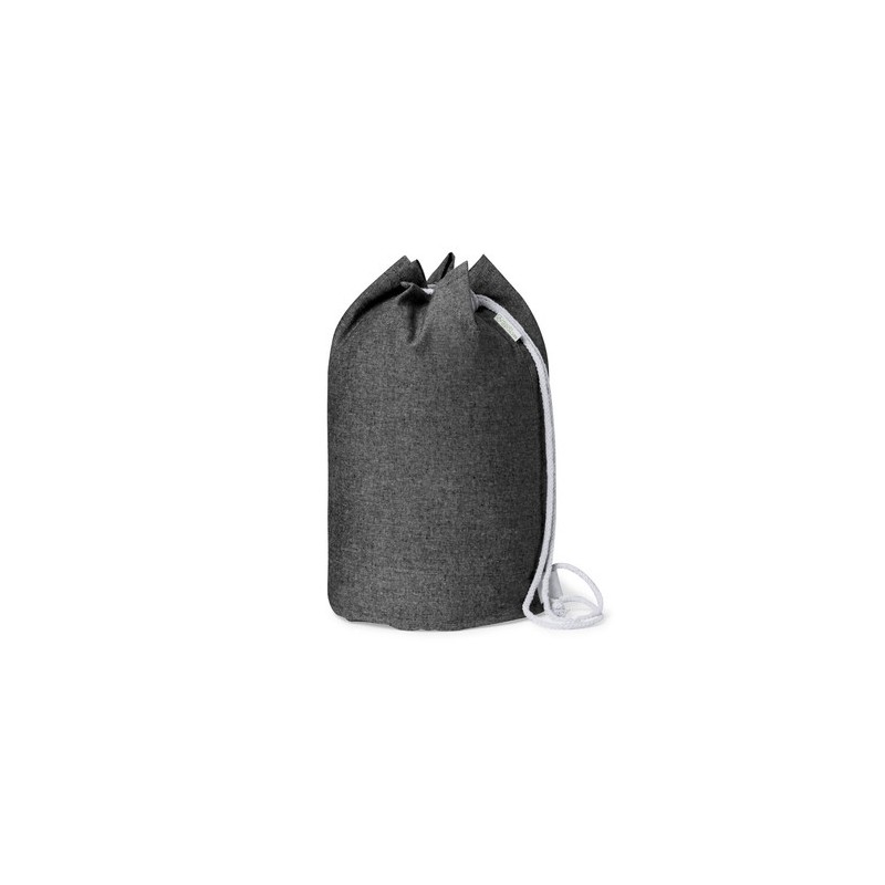 Sac à Linge Éco-responsable en Coton Recyclé Personnalisé Pas Cher - Balluchon Bandam Matières : coton recyclé Couleurs : noir g