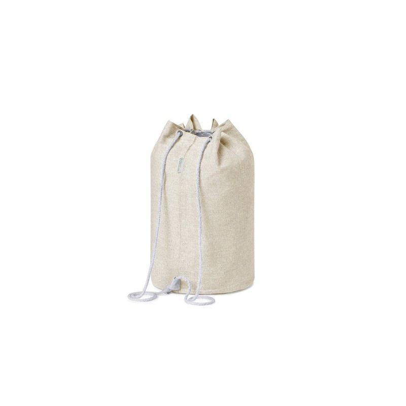 Sac à Linge Éco-responsable en Coton Recyclé Personnalisé Pas Cher - Balluchon Bandam Matières : coton recyclé Couleurs : noir i