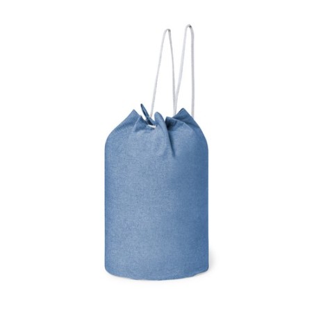 Sac à Linge Éco-responsable en Coton Recyclé Personnalisé Pas Cher - Balluchon Bandam Matières : coton recyclé Couleurs : noir c