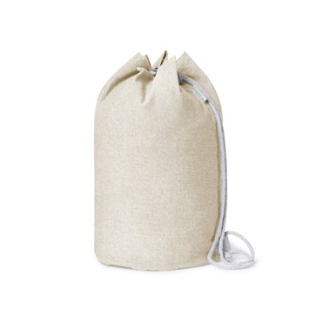 Sac à Linge Éco-responsable en Coton Recyclé Personnalisé Pas Cher - Balluchon Bandam Matières : coton recyclé Couleurs : bleu p