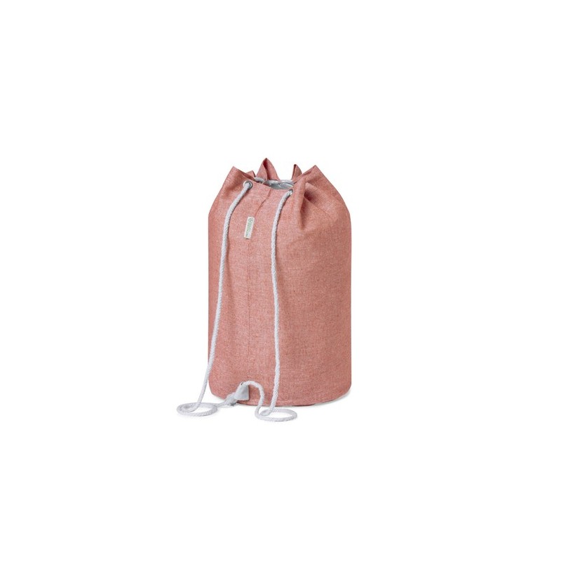 Sac à Linge Éco-responsable en Coton Recyclé Personnalisé Pas Cher - Balluchon Bandam Matières : coton recyclé Couleurs : bleu p