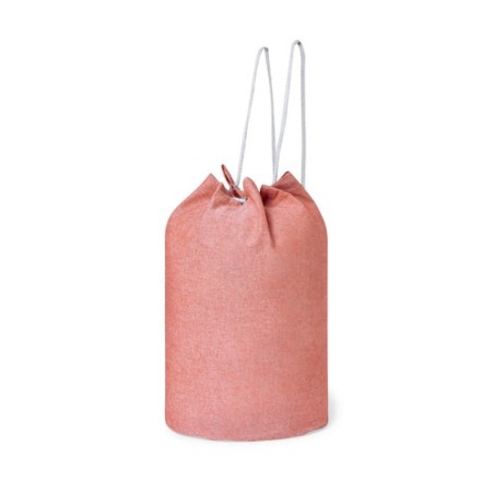 Sac à Linge Éco-responsable en Coton Recyclé Personnalisé Pas Cher - Balluchon Bandam Matières : coton recyclé Couleurs : bleu l