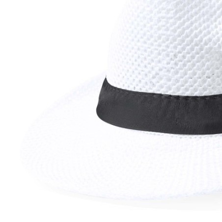 Ruban Publicitaire Éco-responsable pour Chapeau Hicoband Matières : polyester Couleurs : bleu marine objet promo petit budget