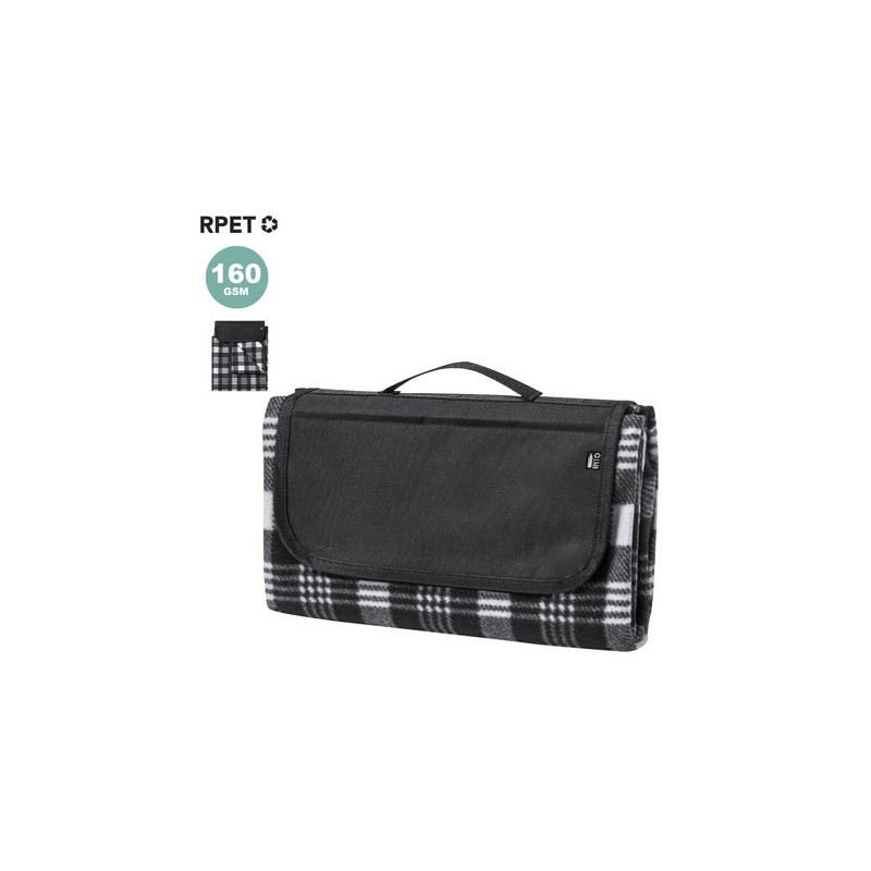Couverture Éco-responsable et Durable Personnalisée pour Picnic - Zaralex Couleurs : gris Matières : polyester recyclé personnal