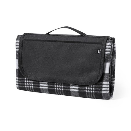 Couverture Éco-responsable et Durable Personnalisée pour Picnic - Zaralex Couleurs : gris Matières : polyester recyclé cadeau en