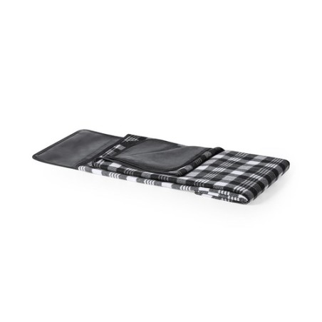 Couverture Éco-responsable et Durable Personnalisée pour Picnic - Zaralex Couleurs : gris Matières : polyester recyclé impressio