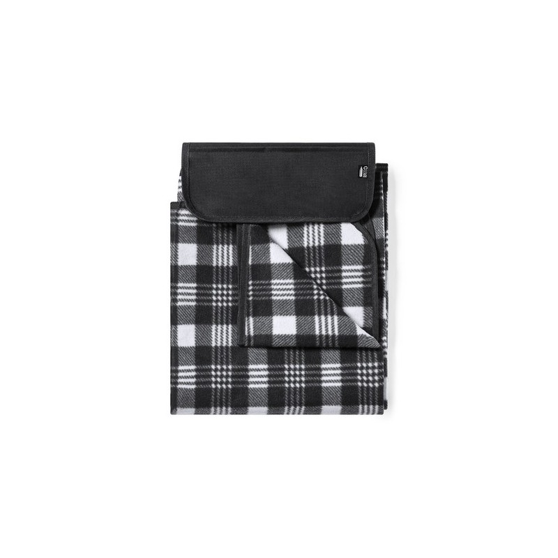 Couverture Éco-responsable et Durable Personnalisée pour Picnic - Zaralex Couleurs : gris Matières : polyester recyclé marquage 