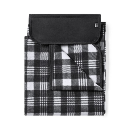 Couverture Éco-responsable et Durable Personnalisée pour Picnic - Zaralex Couleurs : gris Matières : polyester recyclé marquage 