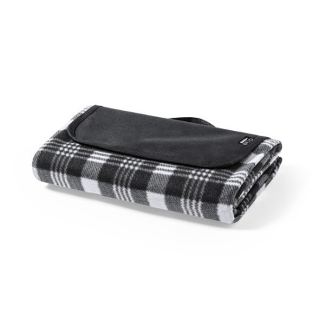 Couverture Éco-responsable et Durable Personnalisée pour Picnic - Zaralex Couleurs : gris Matières : polyester recyclé objet pro