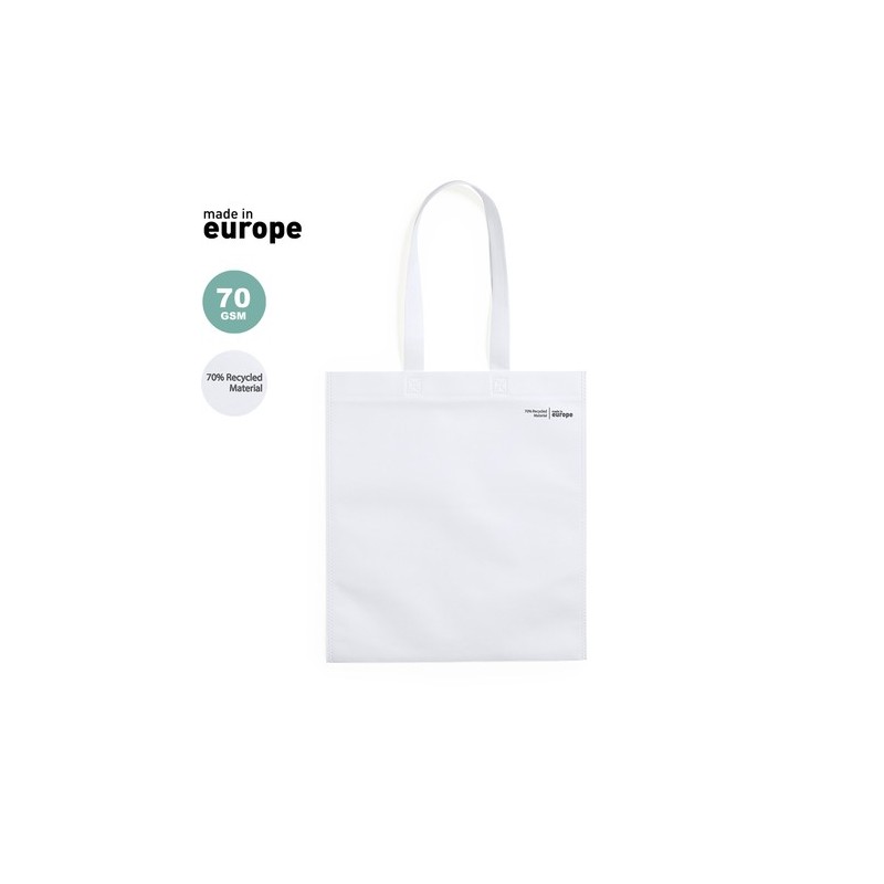 Sac Shopping Éco-responsable Personnalisé pas cher Suntek Couleurs : noir Matières : polypropylène (PP) recyclé cadeau entrepris