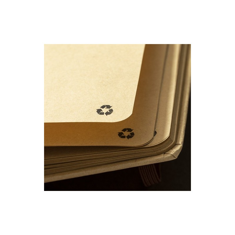 Cahier Éco-responsable Personnalisé A5 Rayish pas cher Matières : carton recyclé personnalisable avec votre logo