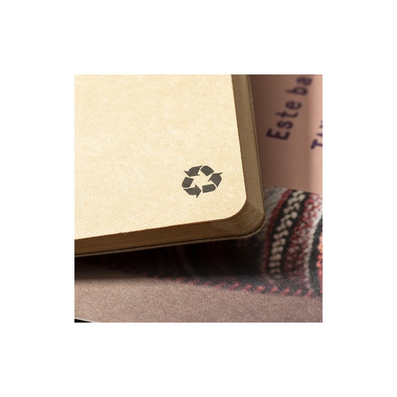 Cahier Éco-responsable Personnalisé A5 Rayish pas cher Matières : carton recyclé objet promotionnel éco-responsable