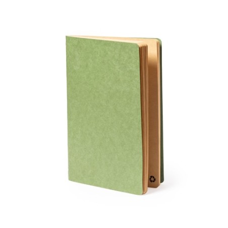 Cahier Éco-responsable Personnalisé A5 Rayish pas cher Matières : carton recyclé objet publicitaire robuste