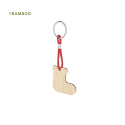 Porte-clés personnalisé pas cher Matcher Matières : bambou
