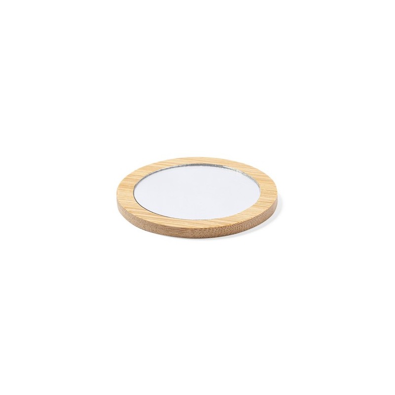 Miroir personnalisé Bien-être et Beauté Arendel pas cher Matières : bambou personnalisable avec votre logo