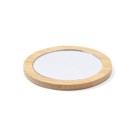 Miroir personnalisé Bien-être et Beauté Arendel pas cher Matières : bambou personnalisable avec votre logo