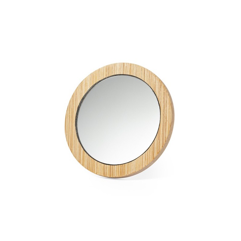 Miroir personnalisé Bien-être et Beauté Arendel pas cher Matières : bambou cadeau entreprise pas cher