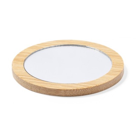 Miroir personnalisé Bien-être et Beauté Arendel pas cher Matières : bambou objet promotionnel éco-responsable