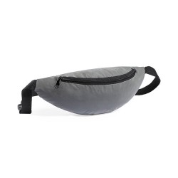 Sac Publicitaire Imperméable Banane Flaser Matières : polyester Couleurs : gris cadeau entreprise pas cher