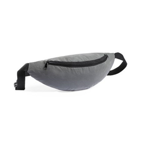 Sac Publicitaire Imperméable Banane Flaser Matières : polyester Couleurs : gris cadeau entreprise pas cher