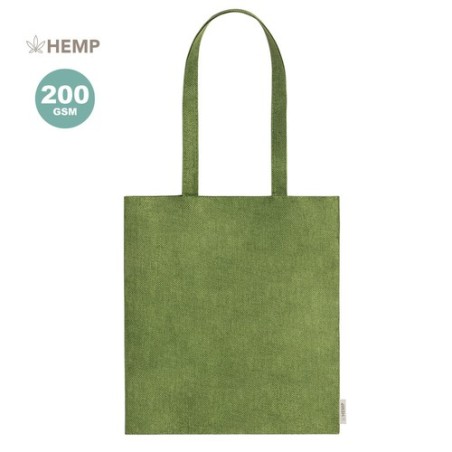 Sac Éco-responsable en Chanvre Pratique et Personnalisé Misix pas cher Matières : chanvre Couleurs : naturel cadeau collaborateu