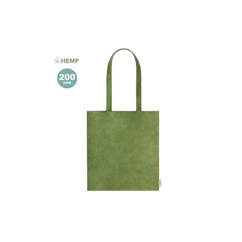 Sac Éco-responsable en Chanvre Pratique et Personnalisé Misix pas cher Matières : chanvre Couleurs : vert personnalisation rapid