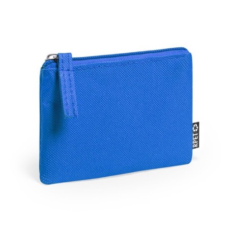 Porte Monnaie Éco-responsable Pratique Personnalisé pas cher Nelsom Couleurs : bleu marine Matières : polyester recyclé goodies 