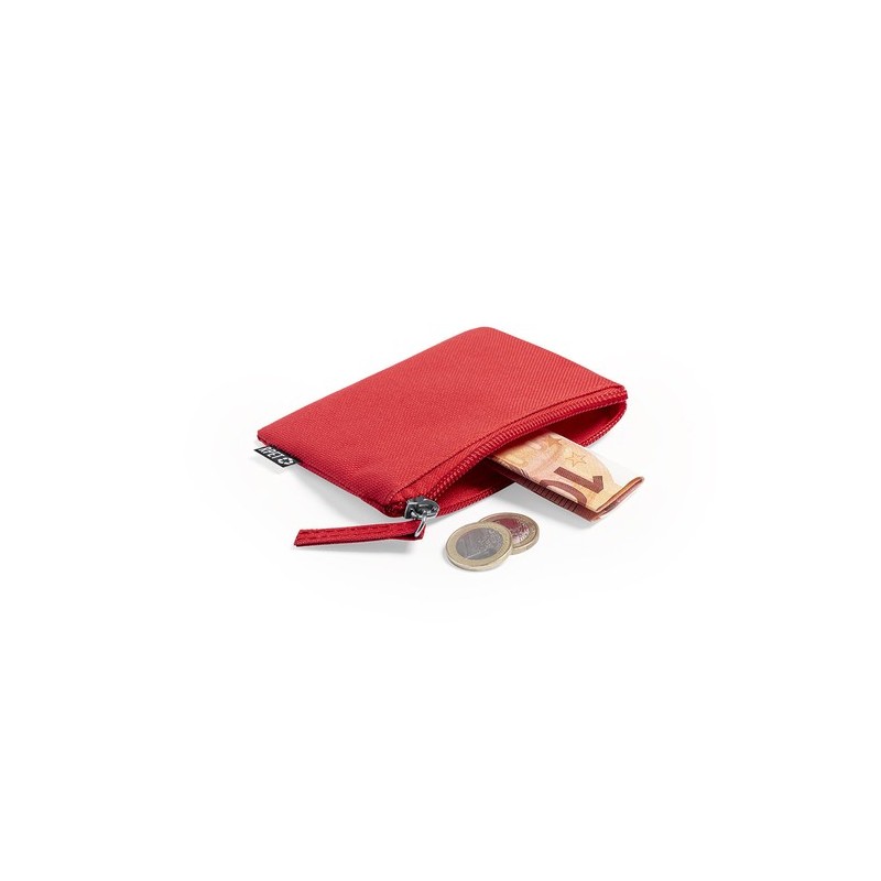 Porte Monnaie Éco-responsable Pratique Personnalisé pas cher Nelsom Couleurs : bleu marine Matières : polyester recyclé objet pr