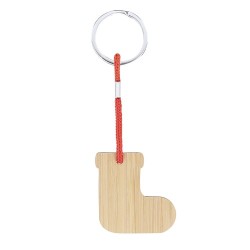 Porte-clés personnalisé pas cher Matcher Matières : bambou objet promotionnel éco-responsable