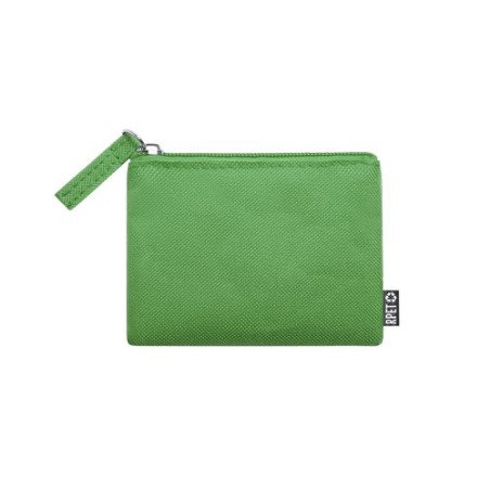 Porte Monnaie Éco-responsable Pratique Personnalisé pas cher Nelsom Couleurs : vert Matières : polyester recyclé personnalisable