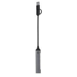 Port USB personnalisé pas cher Konery Matières : aluminium recyclé  Couleurs : argenté