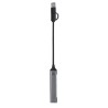 Port USB personnalisé pas cher Konery Matières : aluminium recyclé  Couleurs : argenté