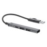 Port USB personnalisé pas cher Konery Matières : aluminium recyclé  Couleurs : argenté impression haute définition