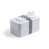 Gamelle Antibactérienne Personnalisée Pratique et Saine - Fandex Matières : polypropylène (PP) Couleurs : blanc cadeau entrepris