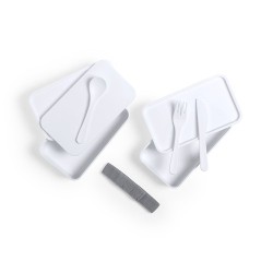 Gamelle Antibactérienne Personnalisée Pratique et Saine - Fandex Matières : polypropylène (PP) Couleurs : blanc impression haute