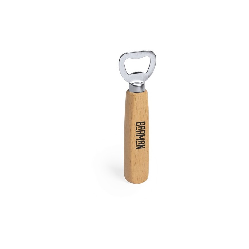 Ouvre Bouteille Personnalisé Éco-responsable Nacul | Accessoire Bar Matières : bois goodies publicitaire événementiel