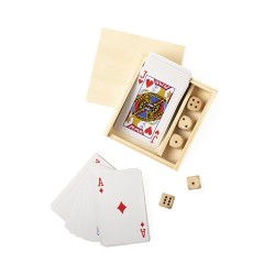 Set de Jeu Publicitaire Idéal pour Entreprises Pelkat Matières : bois