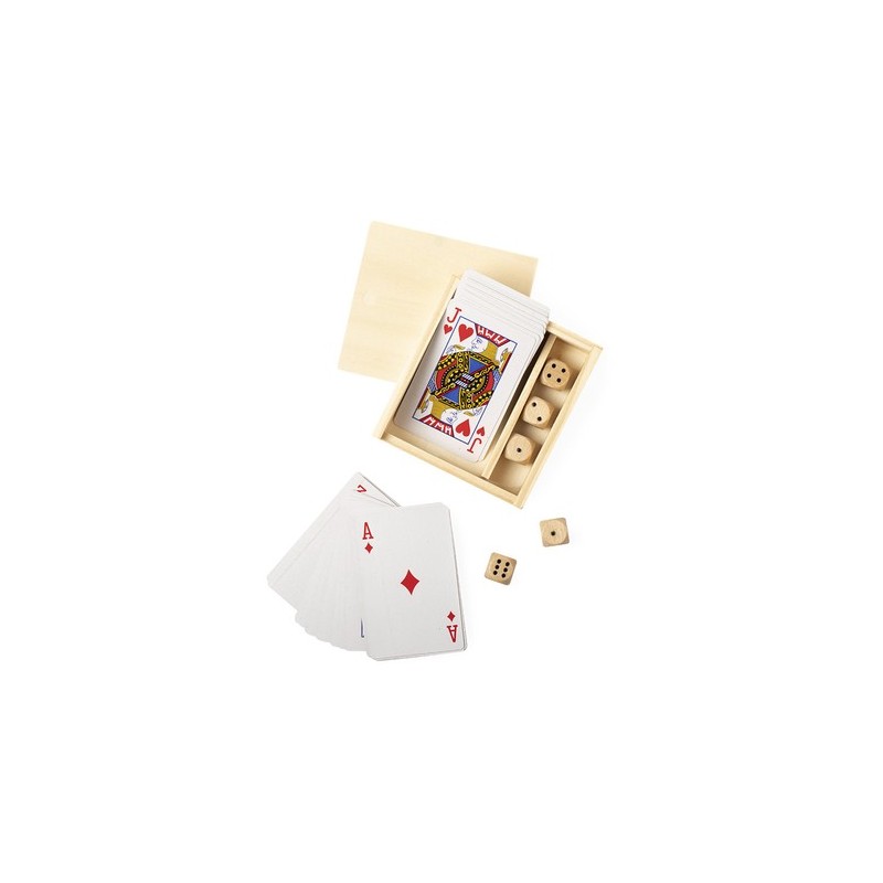 Set de Jeu Publicitaire Idéal pour Entreprises Pelkat Matières : bois