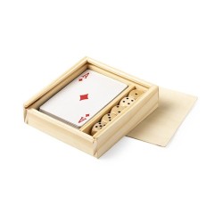 Set de Jeu Publicitaire Idéal pour Entreprises Pelkat Matières : bois cadeau entreprise pas cher