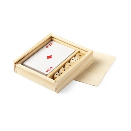 Set de Jeu Publicitaire Idéal pour Entreprises Pelkat Matières : bois cadeau entreprise pas cher