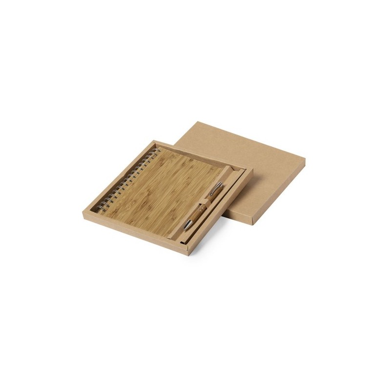 Set Personnalisé Éco-Friendly Hecan Matières : bambou personnalisable avec votre logo