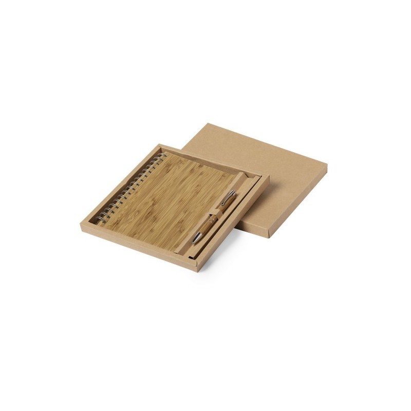 Set Personnalisé Éco-Friendly Hecan Matières : bambou accessoire événementiel unique